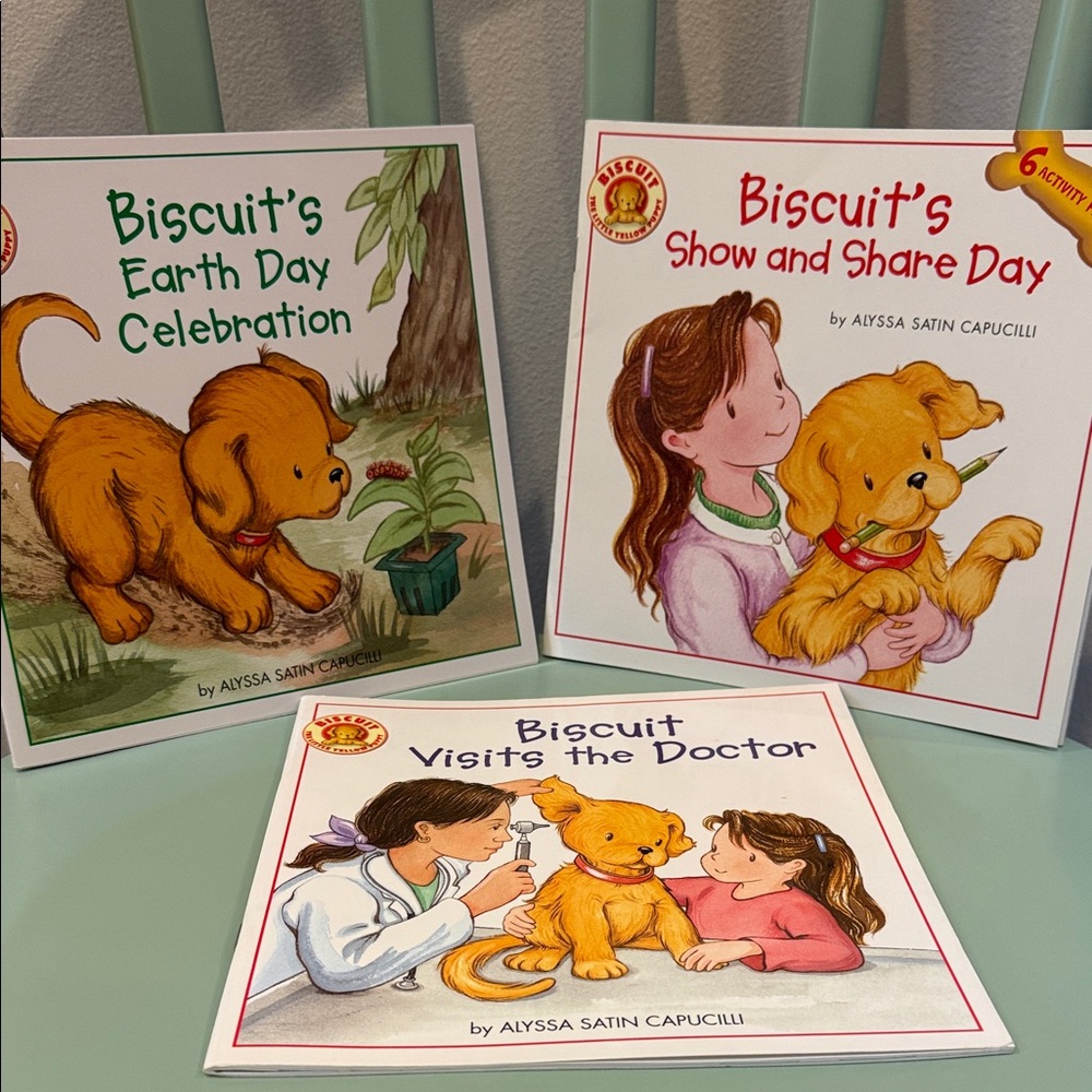 Biscuit Kids Book Set - Yellow Puppy Story Collection
